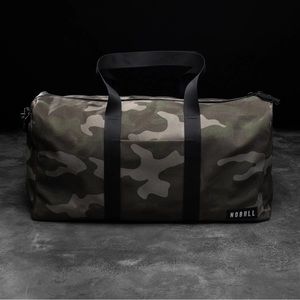 NOBULL Waxed Canvas Army Camo Duffle Bag